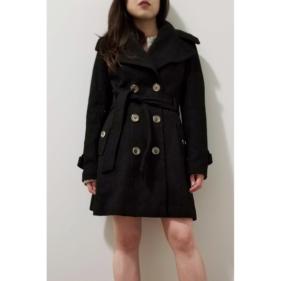 SOLD Jessica Simpson Heavy Wool Coat Size XS - Picture 2 of 3